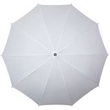 Witte windproof paraplu 130 cm - Paraplu's
