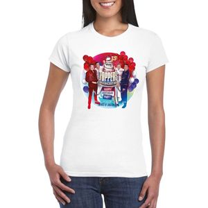 Wit Toppers in concert 2019 officieel t-shirt dames - Officiele Toppers in concert merchandise