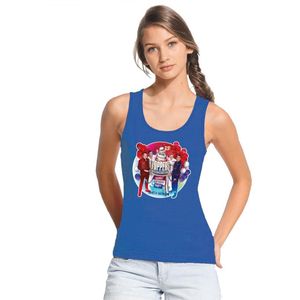 Blauw Toppers in concert 2019 officieel tanktop/ mouwloos shirt dames - Officiele Toppers in concert merchandise L