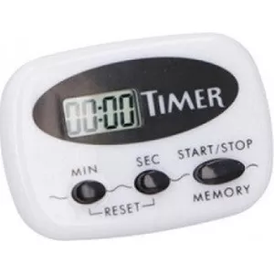 Kookwekker, Oplaadbare Digitale Visuele Timer, Timers voor Klaslokaal met Groot LED-display, Kubustimer voor Werk, Studie, School, Keuken, Sport (WHITE