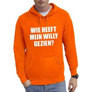 Wie heeft mijn Willy gezien hooded sweater heren