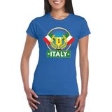 Blauw Italiaans kampioen t-shirt dames - Italie supporter shirt