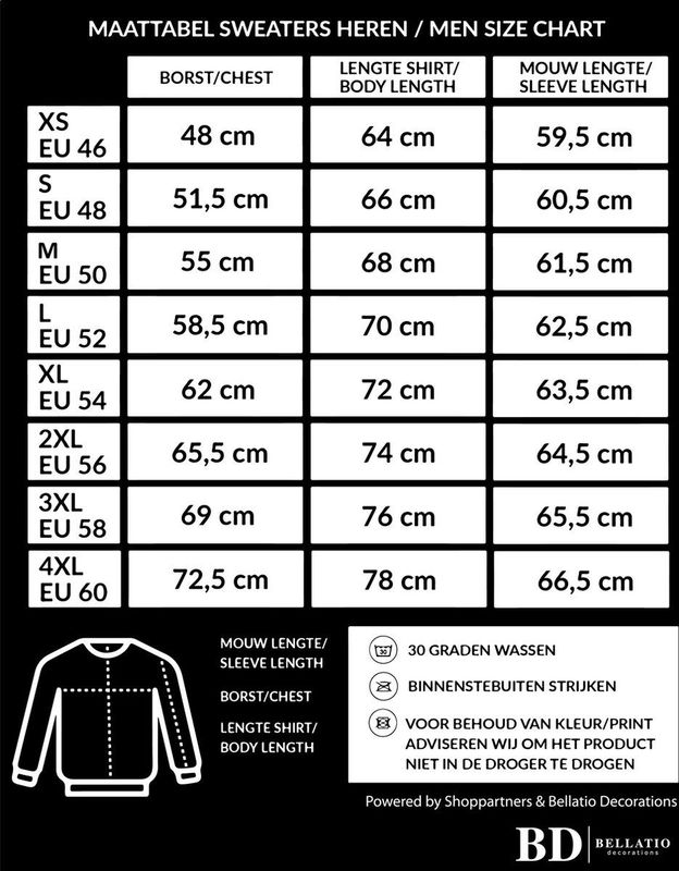 Oranje Nederlandse leeuw grote maten sweatshirt heren - Oranje Koningsdag/ Holland supporter kleding XXXL