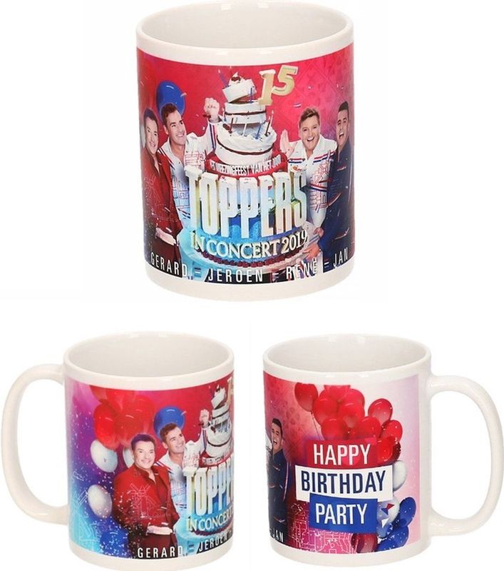 Toppers - Officieel Toppers in concert mok / beker 300 ml - Toppers 2019 merchandise