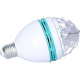 Disco lamp/licht - E27 fitting - roterend - 30 kleureffecten