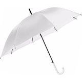 Automatische regen paraplu wit 106 cm - Paraplu's