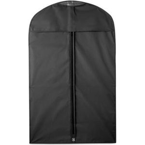 5 x Beschermhoes voor kleding zwart 100 x 60 cm - Kledinghoezen - Kleding opbergen accessoires