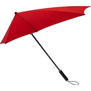 STORMaxi storm paraplu windproof - rood - 100 cm - aerodynamisch - Paraplu's