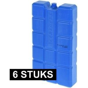 6x Blauwe koelelementen 750 gram - Koelelementen - Koelblokken