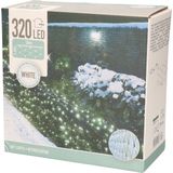Kerstverlichting - koel wit - 320 LED - netverlichting - 1,5 x 3 meter
