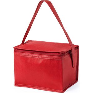 Koeltas - Koeltasje klein - Koeltassen - Geschikt voor 6 33cl blikjes - 4 liter - rood