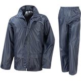 Regenpak winddicht navy blauw voor meisjes - Regenjas / regenbroek - Regenkleding voor kinderen