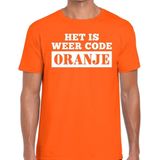 Bellatio Decorations - Shirt - Oranje - Katoen - Code Oranje