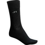 3x paar Zwarte heren/dames sokken maat 45-47 - Voordelige basic sokken