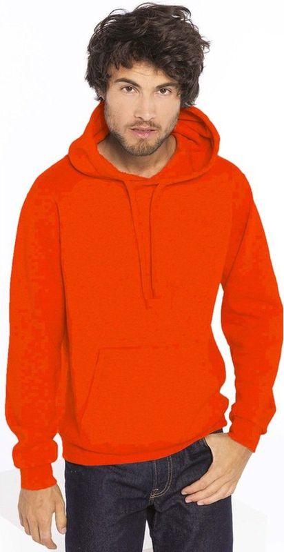 Gildan - Hoodie - Oranje - Casual Oversized Trui - Met Capuchon