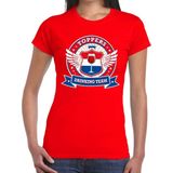 Rood Toppers drinking team t-shirt rood dames - Toppers 2019 kleding