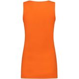 Lemon & Soda - Casual Tanktop - Oranje - Katoen - Extra Lange Lengte