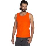 Gildan - Casual Tanktop - Oranje - 100% Ringspun Katoen