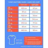 Rood USA drinking team t-shirt rood dames - USA kleding