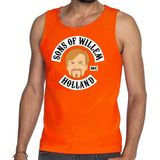 Oranje Sons of Willem tanktop / mouwloos shirt heren