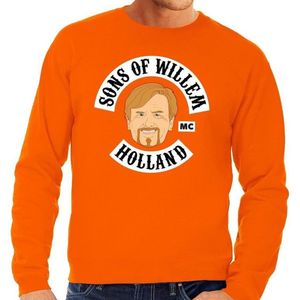 Sons of Willem sweater / trui oranje heren - Koningsdag kleding