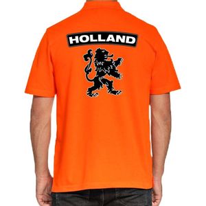 Bellatio Decorations - Koningsdag Poloshirt - Oranje - 100% Katoen, 180 Grams