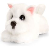 Keel Toys Pluche Westie Wit Honden Knuffel 25 cm - Honden Knuffeldieren - Speelgoed Voor Kind