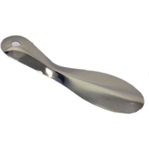 Metalen schoenlepel 18 cm - Schoenlepels/Schoentrekkers