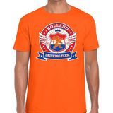 Oranje Holland drinking team t-shirt t-shirt rwb heren - Nederland supporter kleding