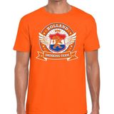 Oranje Holland drinking team t-shirt t-shirt oranje heren - Nederland supporter kleding