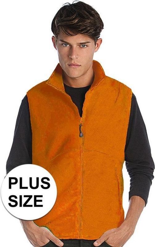 Bodywarmer - Oranje - 100% Polyester - Ruimvallend
