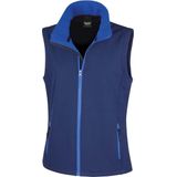 Softshell - Bodywarmer - Navy Blauw - 100% Polyester - Voor Dames
