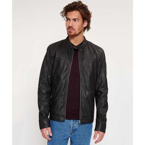 Goosecraft Leren Jacket Zwart