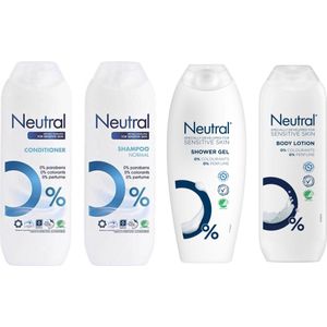 Neutral Parfumvrij - Voordeelverpakking Mix - Shampoo / Conditioner / Bodylotion / Douchegel