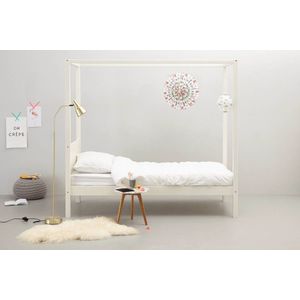 NOUS Living - Julia - Hemelbed - Grenen - Inclusief Lattenbodem