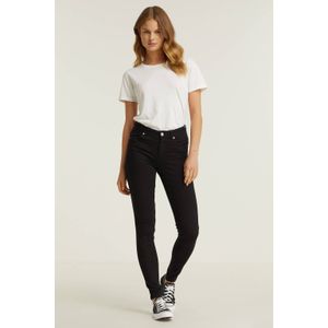 anytime - Skinny Jeans - Zwart - Regular Waist - 5-Pocket Model