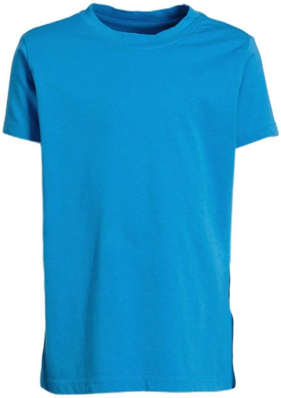 anytime - T-shirt - Katoen - Ronde Hals - Korte Mouwen