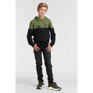 anytime - Slim Fit Jeans - 5-Pocket Model - Stevig Denim - Slijtage-Details