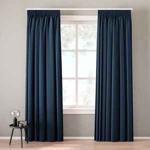 Gordijnen - Grijs - Polyester - Lichtdoorlatend