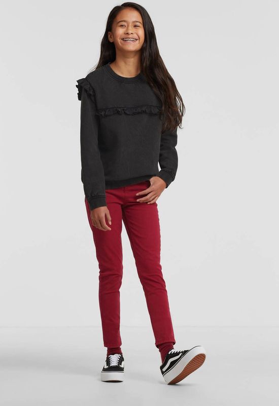 Anytime Skinny Jeans Donkerrood