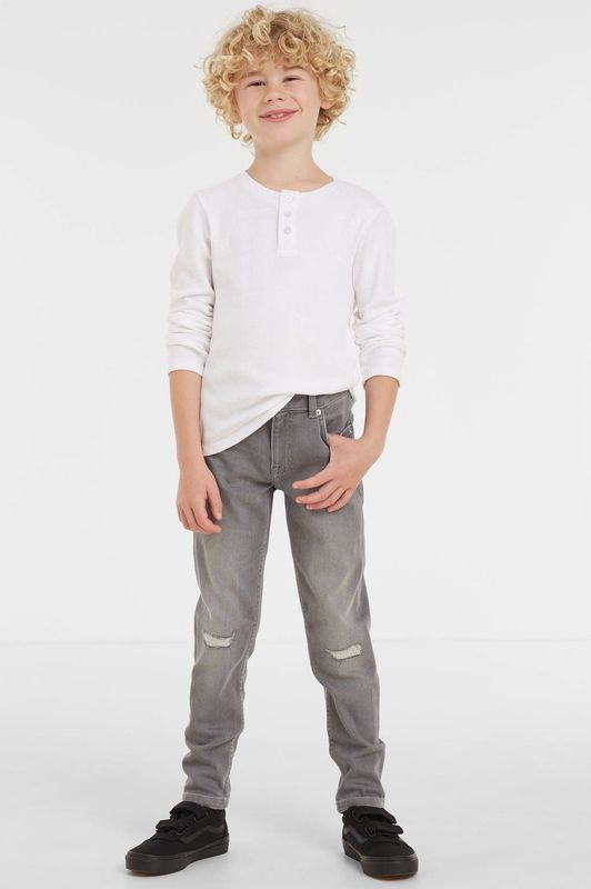 Anytime - Jeans - Blauw - Stretchdenim - 5-Pocket Model