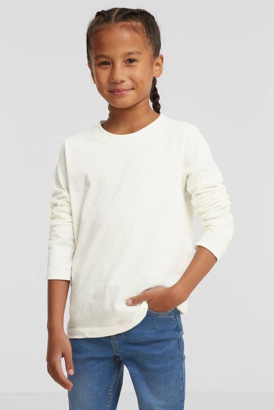 Anytime Longsleeve T-shirt Wit