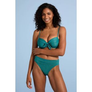 BEACHWAVE Omslag Bikinibroekje met Lurex Blauw