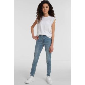 Anytime - Skinny Fit Jeans - Blauw - Katoenmix - 5-Pocket Model