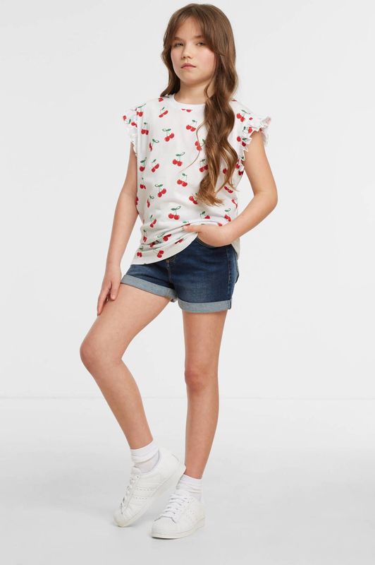 Anytime - Denim Short - 5-Pocket Model - Katoenmix - Stretchdenim