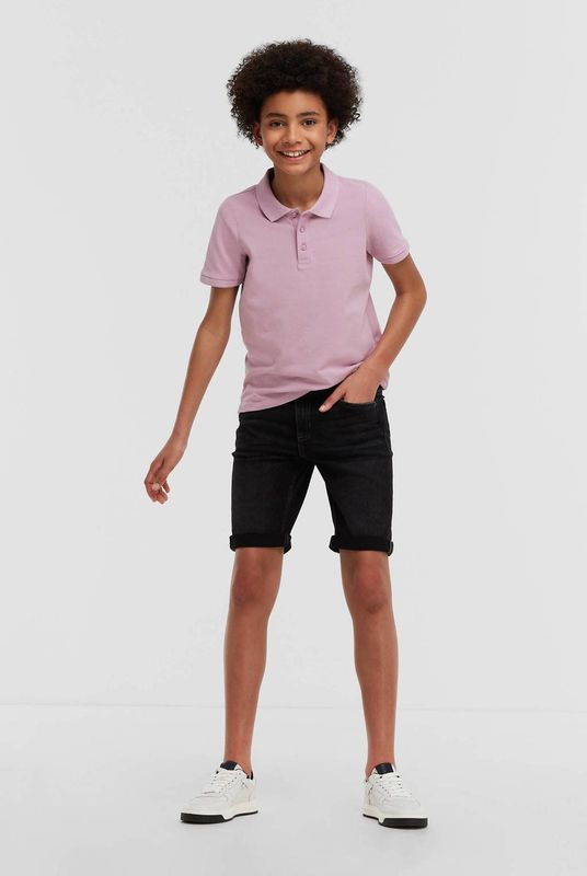 Anytime Denim Short Zwart