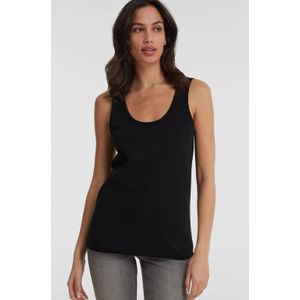 Anytime - Hemd - Zwart - Ronde Hals