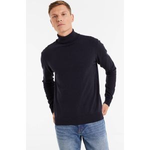 Anytime - Coltrui - Donkerblauw - Heren - Fijn Gebreid