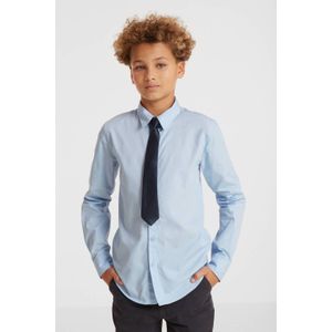 Anytime - Overhemd - Zwart - Katoenmix - Lange Mouwen