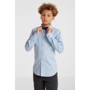 Anytime - Overhemd - Lichtblauw - Met Vlinderstrikje